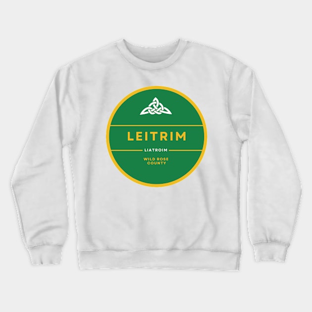 County Leitrim, Ireland Crewneck Sweatshirt by TrueCelt